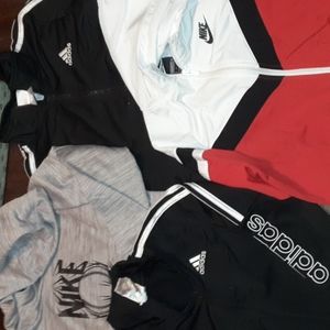 Boys sporty lot 4pc 7/8 adidas,nike